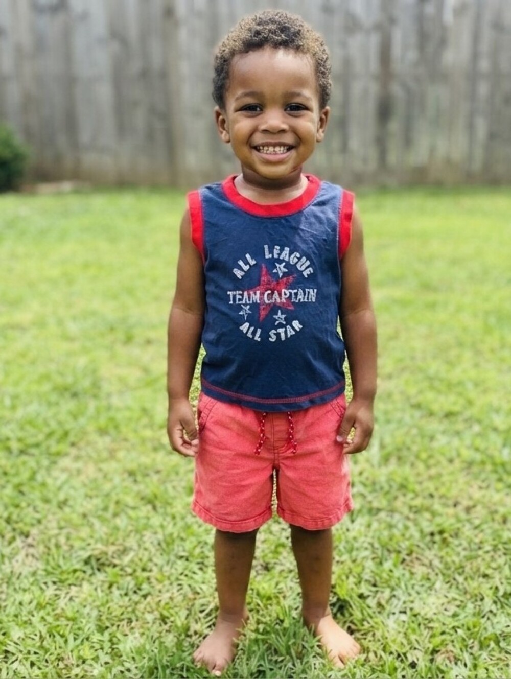3T Red and Navy Team Captain Outfit